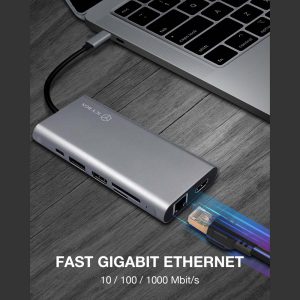 ICY BOX 12 IN 1 TYPE-C DOCK (HUB + HDMI + DP + CARD READER + LAN) PD100W 4 IB DK4050 CPD 4