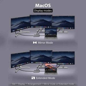 ICY BOX 12 IN 1 TYPE-C DOCK (HUB + HDMI + DP + CARD READER + LAN) PD100W 3 IB DK4050 CPD 5