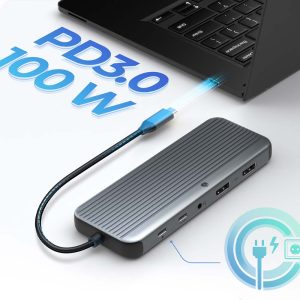 ICY BOX 12 IN 1 TYPE-C MOBILE DOCKING STATION WITH TRIPLE VIDEO OUTPUT 2 IB DK4060 CPD 4