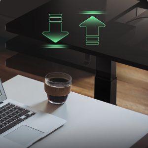 ICY BOX ERGONOMIC WORKSTATION, MOTORISED DESK INCL. SPILLED DESKTOP 140x170CM AND DIGITAL MEMORY TOUCH PANEL 4 IB EW122B TT 6