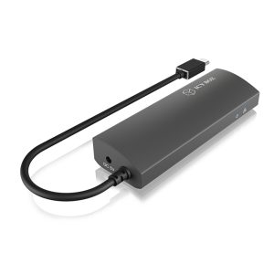 ICY BOX TYPE-C 3-PORT HUB WITH GIGABIT-LAN PORT 4 IB HUB1406 C 6