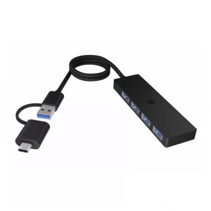 ICY BOX 4-PORT HUB DUAL CONENCTION USB/TYPE-C 3.2 2 IB HUB1424 C3