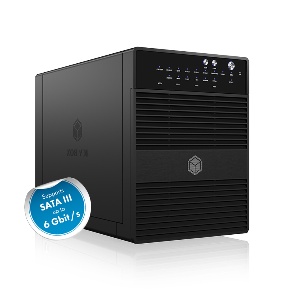 ICY BOX RAID ENCLOSURE USB 3.2 & eSATA HOST FOR 4xHDD WITH FAN ICY BOX RAID ENCLOSURE USB 3.2 & eSATA HOST FOR 4xHDD WITH FAN
