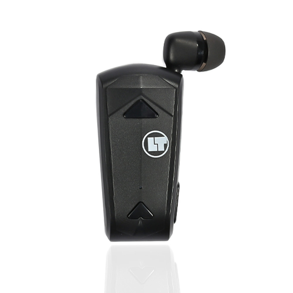 LAMTECH RETRACTABLE BT 5.3 CLIP ON HEADSET BLACK (HANGING CORD) LAMTECH RETRACTABLE BT 5.3 CLIP ON HEADSET BLACK (HANGING CORD)
