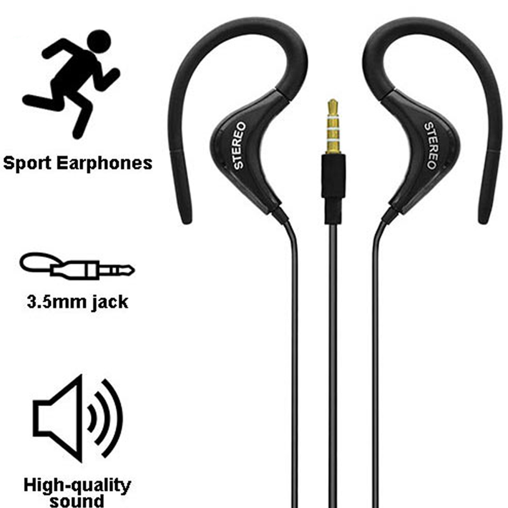 LAMTECH SPORT MOBILE EARPHONES WITH MIC BLACK LAMTECH SPORT MOBILE EARPHONES WITH MIC BLACK