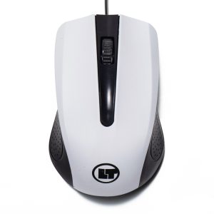 LAMTECH WIRED OPTICAL MOUSE 1000DPI WHITE