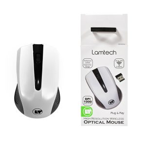 LAMTECH 2,4G WIRELESS MOUSE WHITE 3 LAM021196 j 1