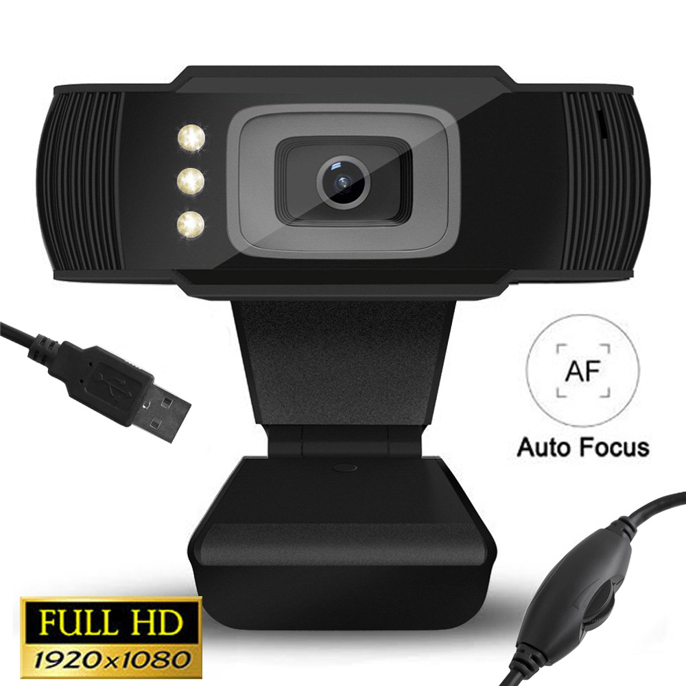 LAMTECH FULL HD USB WEB CAMERA WITH LED 1080P LAMTECH FULL HD USB WEB CAMERA WITH LED 1080P