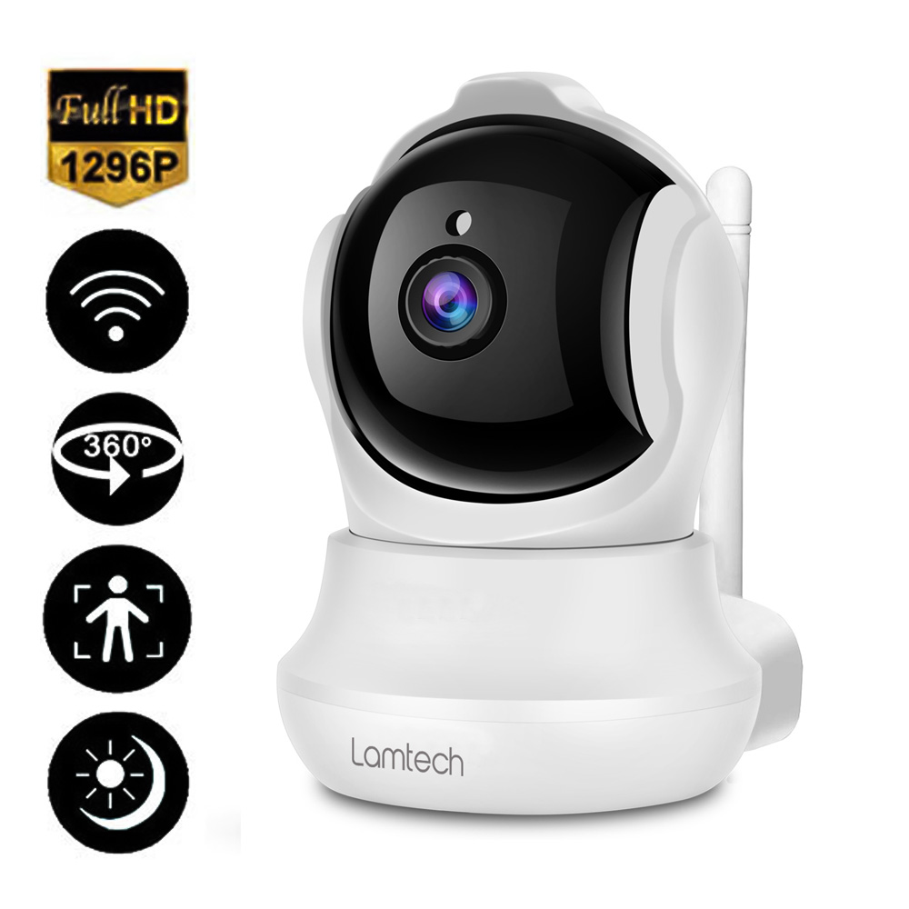 LAMTECH FULL HD 1296P IP CAMERA WITH 360o ROTATION LAMTECH FULL HD 1296P IP CAMERA WITH 360o ROTATION