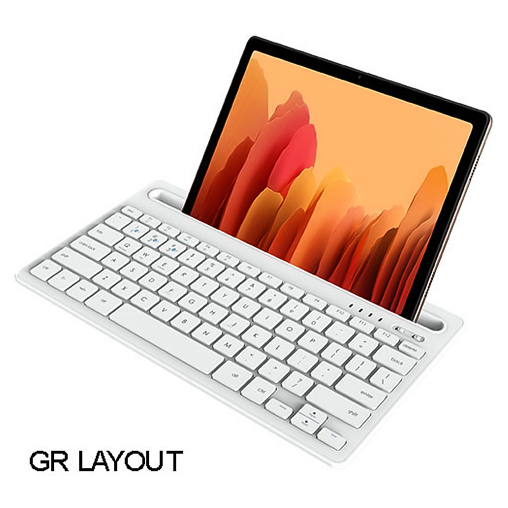 LAMTECH BT 5.0 KEYBOARD WITH IPAD AND MOBILE STAND WHITE LAMTECH BT 5.0 KEYBOARD WITH IPAD AND MOBILE STAND WHITE