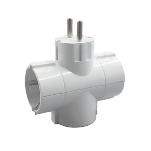 LAMTECH POWER SOCKET SPLITTER WITH 3 SCHUKO OUTLETS WHITE 3 LAM023770 2