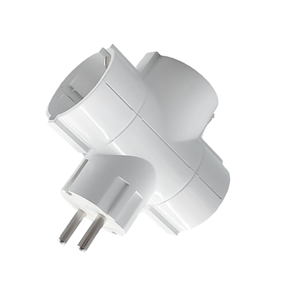 LAMTECH POWER SOCKET SPLITTER WITH 3 SCHUKO OUTLETS WHITE LAMTECH POWER SOCKET SPLITTER WITH 3 SCHUKO OUTLETS WHITE