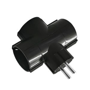 LAMTECH POWER SOCKET SPLITTER WITH 3 SCHUKO OUTLETS BLACK 3 LAM023787 ΅ψ