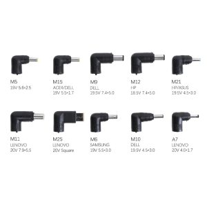 LAMTECH UNIVERSAL NOTEBOOK ADAPTER 90W 19V-20V 10 TIPS 4 LAM100037 3