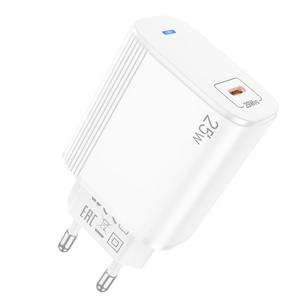 LAMTECH FAST CHARGER TYPE-C PD25W WHITE LAMTECH FAST CHARGER TYPE-C PD25W WHITE