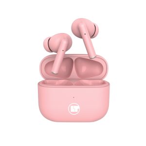 LAMTECH BLUETOOTH 5.0 TWS EARPHONES WITH CHARGING DOCK PINK 4 LAM112839