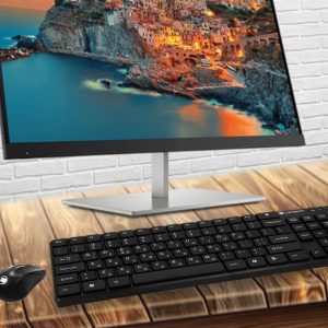 LAMTECH 2.4G WIRELESS FULL SIZE KEYBOARD 105 KEYS GR LAYOUT BLACK 2 LAM113065 5