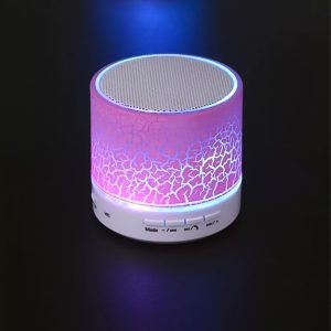 LAMTECH BLUETOOTH SPEAKER LED LIGHT WITH FM PINK 3 LAM113249 a
