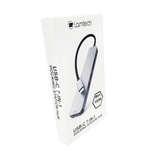 LAMTECH 7-IN-1 USB-C DUAL HDMI DOCKING STATION HUB PD100W 3 LAM114338 4