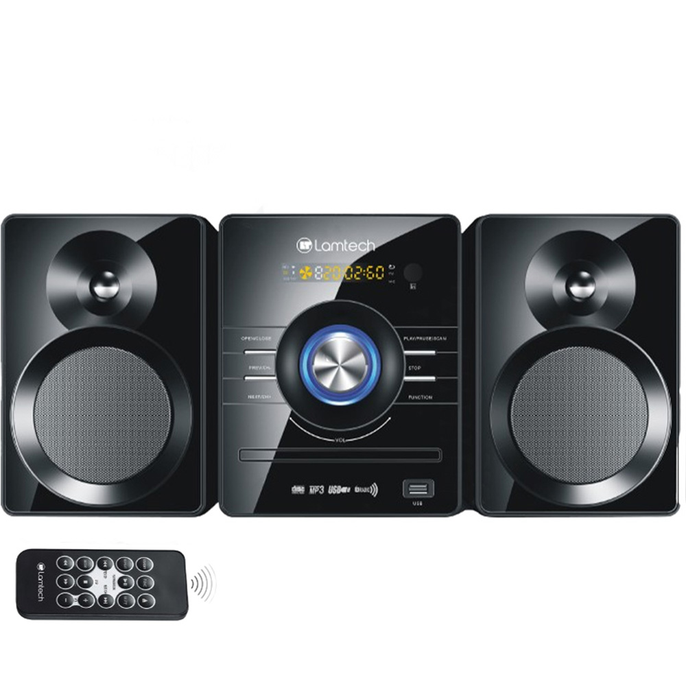 LAMTECH MINI HI-FI SYSTEM 50W BLACK LAMTECH MINI HI-FI SYSTEM 50W BLACK