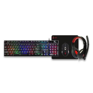 LAMTECH 4 IN 1 RGB GAMING COMBO SET (KEYBOARD-MOUSE-HEADSET-MOUSEPAD) MERCURY 3 LGP021806 2