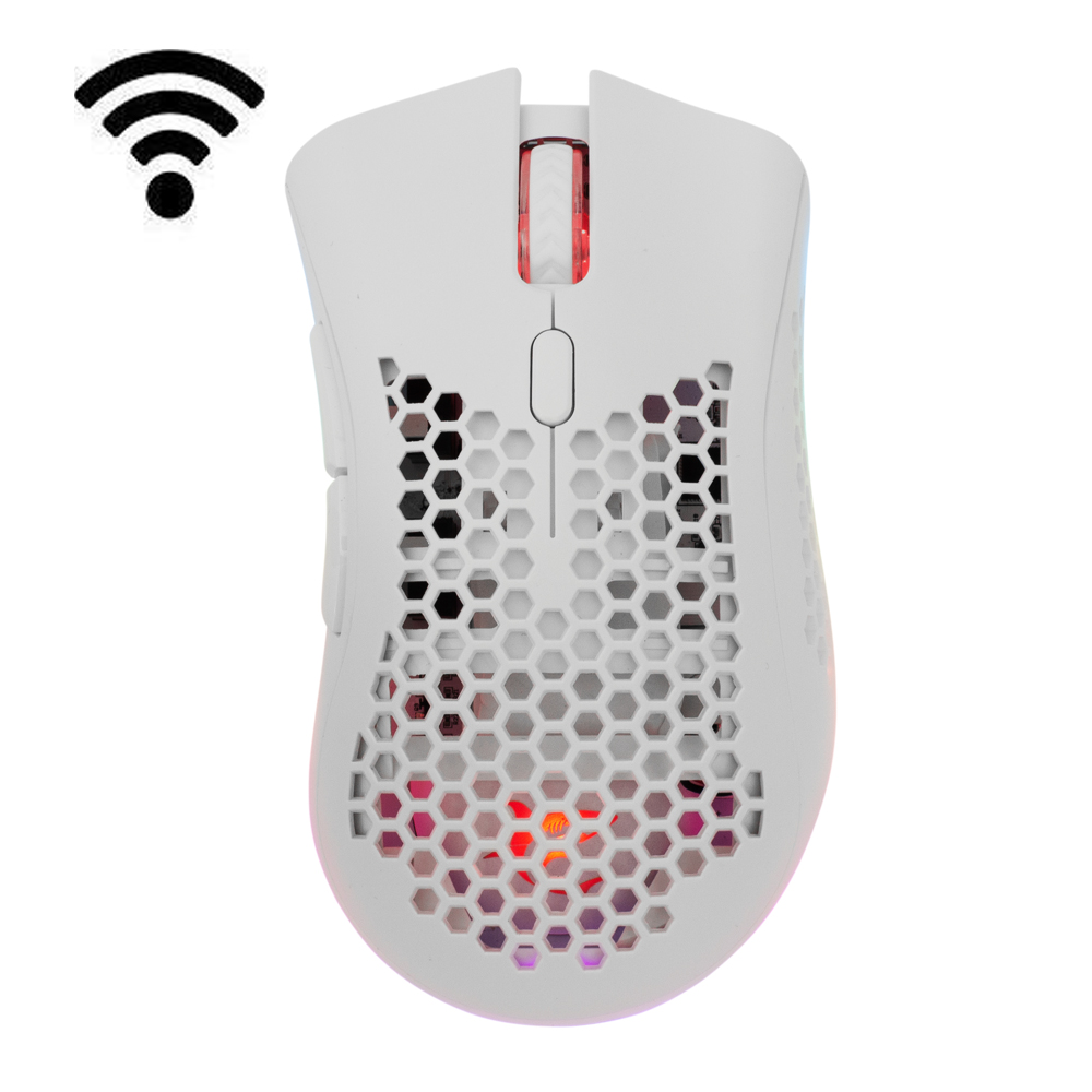 WHITE SHARK WIRELESS 500mAh Li-BAT GAMING MOUSE 10K LIONEL WHITE WHITE SHARK WIRELESS 500mAh Li-BAT GAMING MOUSE 10K LIONEL WHITE