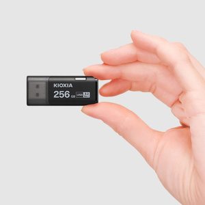 KIOXIA USB 3.2 FLASH STICK 256GB HAYABUSA BLACK U301 3 LU301K256GG4 3