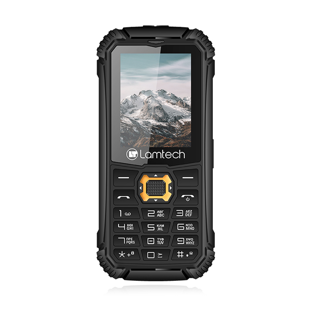 LAMTECH 2G DUAL SIM RUGGED PHONE 1800MAH BLACK/ORANGE LAMTECH 2G DUAL SIM RUGGED PHONE 1800MAH BLACK/ORANGE