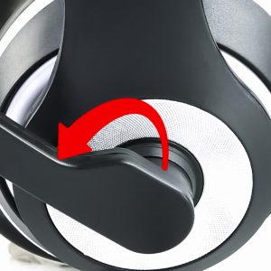 GEMBIRD JACK STEREO HEADSET BLACK WITH WHITE RING REFURBISHED 4 MHS 03 BKWT 1