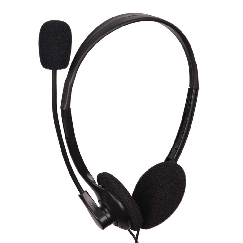 GEMBIRD STEREO HEADSET WITH VOLUME CONTROL BLACK GEMBIRD STEREO HEADSET WITH VOLUME CONTROL BLACK