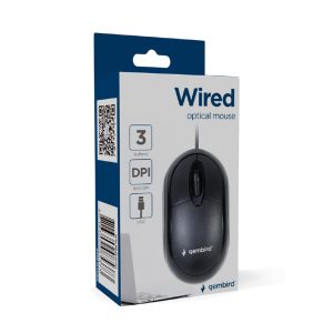 GEMBIRD OPTICAL USB MOUSE BLACK REFURBISHED 4 MUS U 001