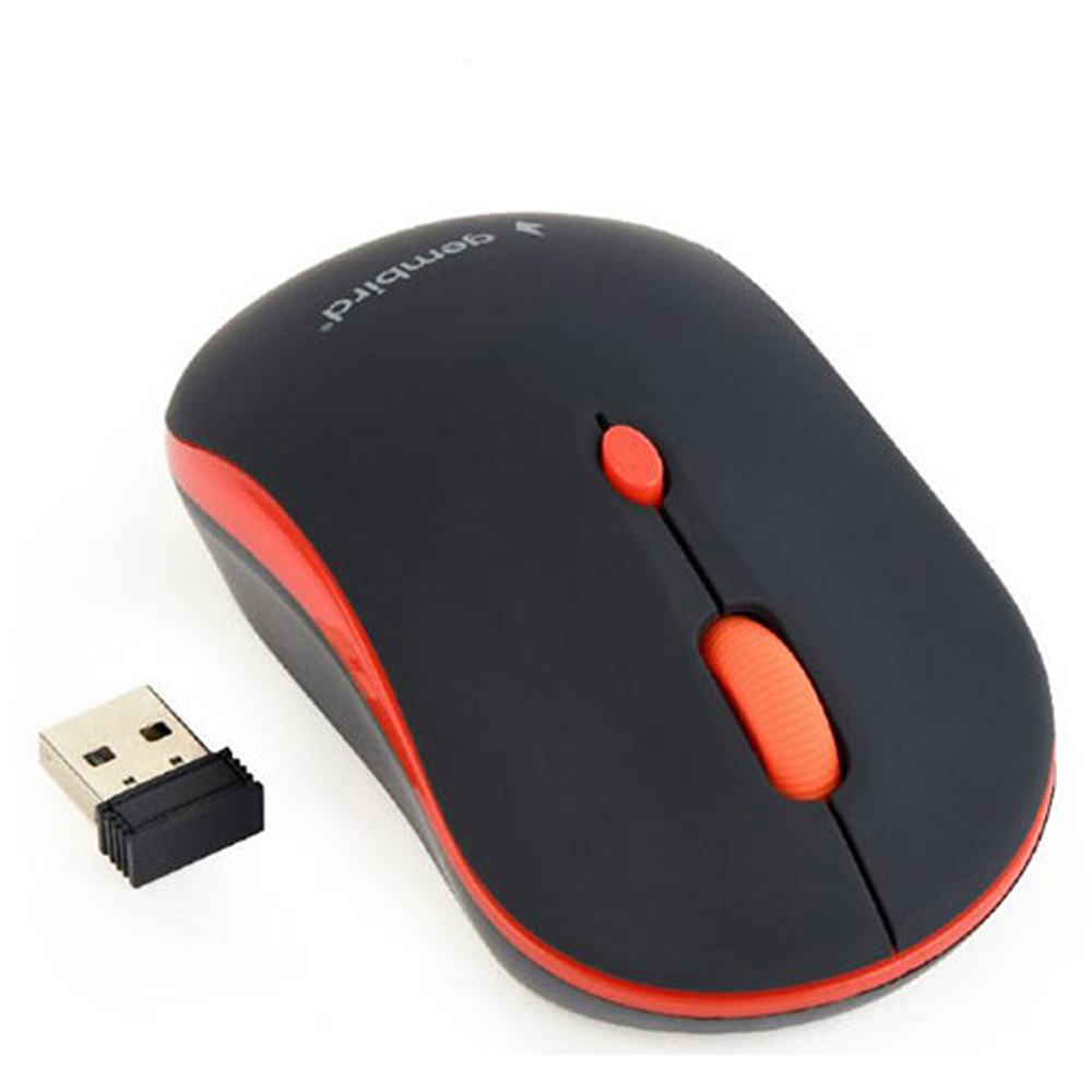GEMBIRD WIRELESS OPTICAL MOUSE BLACK/RED GEMBIRD WIRELESS OPTICAL MOUSE BLACK/RED