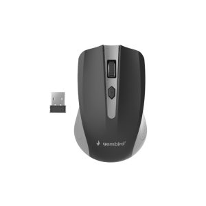 GEMBIRD WIRELESS OPTICAL MOUSE SPACEGREY BLACK