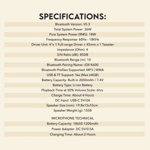 SONICGEAR PORTABLE BT5.3 KARAOKE WIRELESS SPEAKER IOX K600 SOUFFLE 4 NLUbE3rY1732160680 1000x1000 1