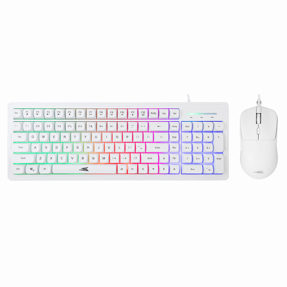 BARACUDA GAMING COMBO KEYBOARD AND MOUSE BGC-012 ORCA WHITE BARACUDA GAMING COMBO KEYBOARD AND MOUSE BGC-012 ORCA WHITE