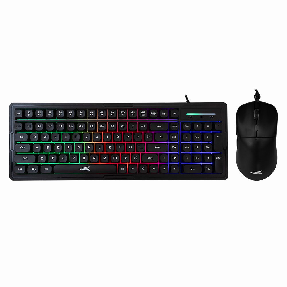BARACUDA GAMING COMBO KEYBOARD AND MOUSE BGC-012 ORCA BLACK BARACUDA GAMING COMBO KEYBOARD AND MOUSE BGC-012 ORCA BLACK