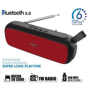 SONIC GEAR BLUETOOTH 5.0 SUPER BASS FM RADIO B.RED