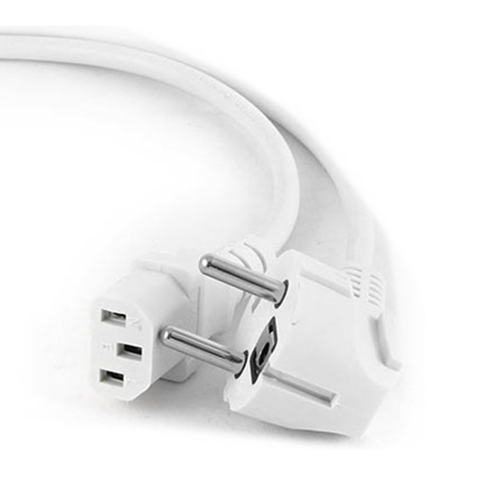 CABLEXPERT POWER CORD C13 VDE APPROVED WHITE 1 CABLEXPERT POWER CORD C13 VDE APPROVED WHITE 1