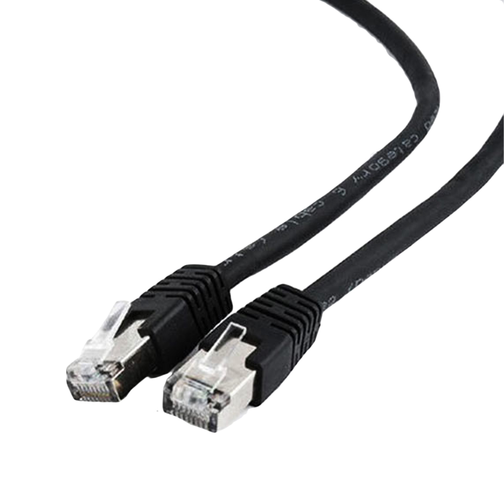 CABLEXPERT FTP CAT6 PATCH CORD BLACK SHIELDED 1M CABLEXPERT FTP CAT6 PATCH CORD BLACK SHIELDED 1M