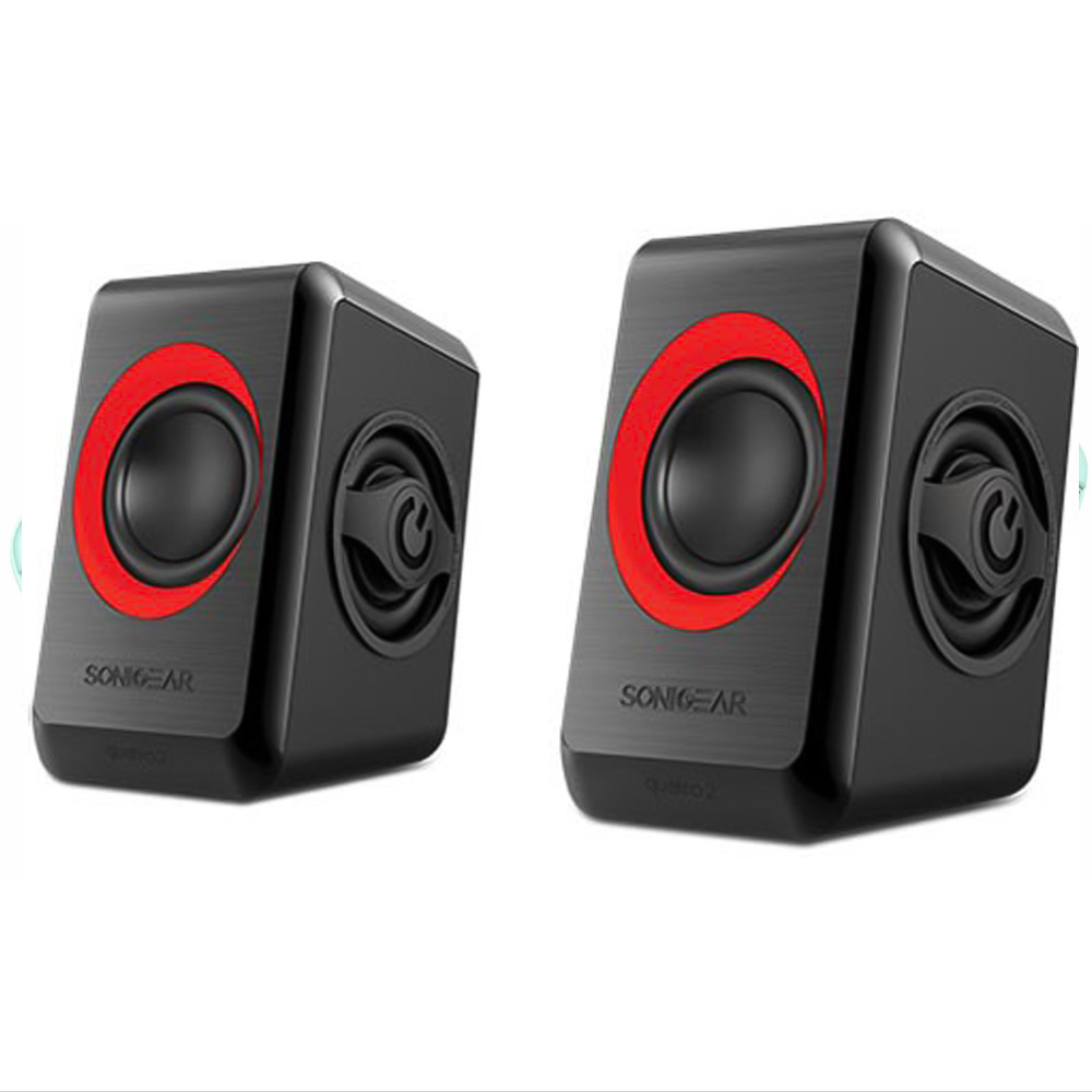 SONIC GEARS USB POWERED QUAD BASS SPEAKERS 2 SONIC GEARS USB POWERED QUAD BASS SPEAKERS 2