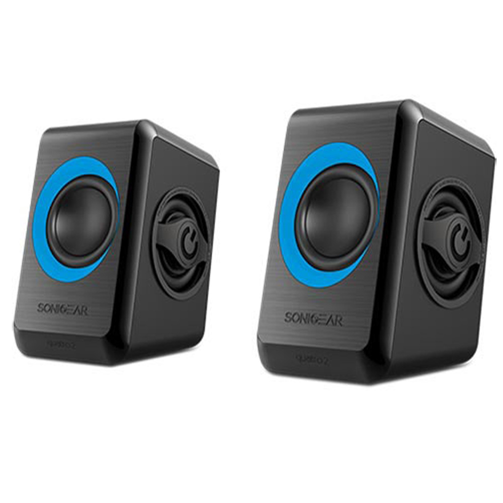 SONIC GEARS USB POWERED QUAD BASS SPEAKERS 2 SONIC GEARS USB POWERED QUAD BASS SPEAKERS 2