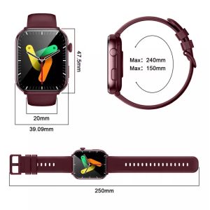 BLACKVIEW BT IP67 SPORT SMARTWATCH AMOLED DISPLAY WINE RED 3 R60 3 rw 3
