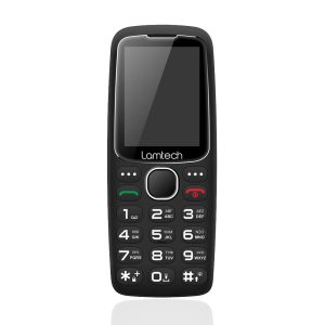 LAMTECH MOBILE PHONE 2.4' GR DUAL SIM TINY L II WITH DOCK BLACK 3 SENIOR PHONE 4