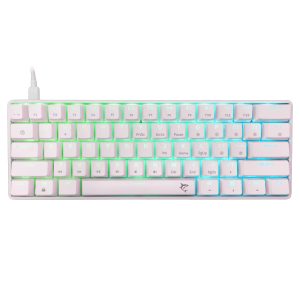 WHITE SHARK MECHANICAL KEYBOARD BLUE SWITCH GK-004221 WHITE