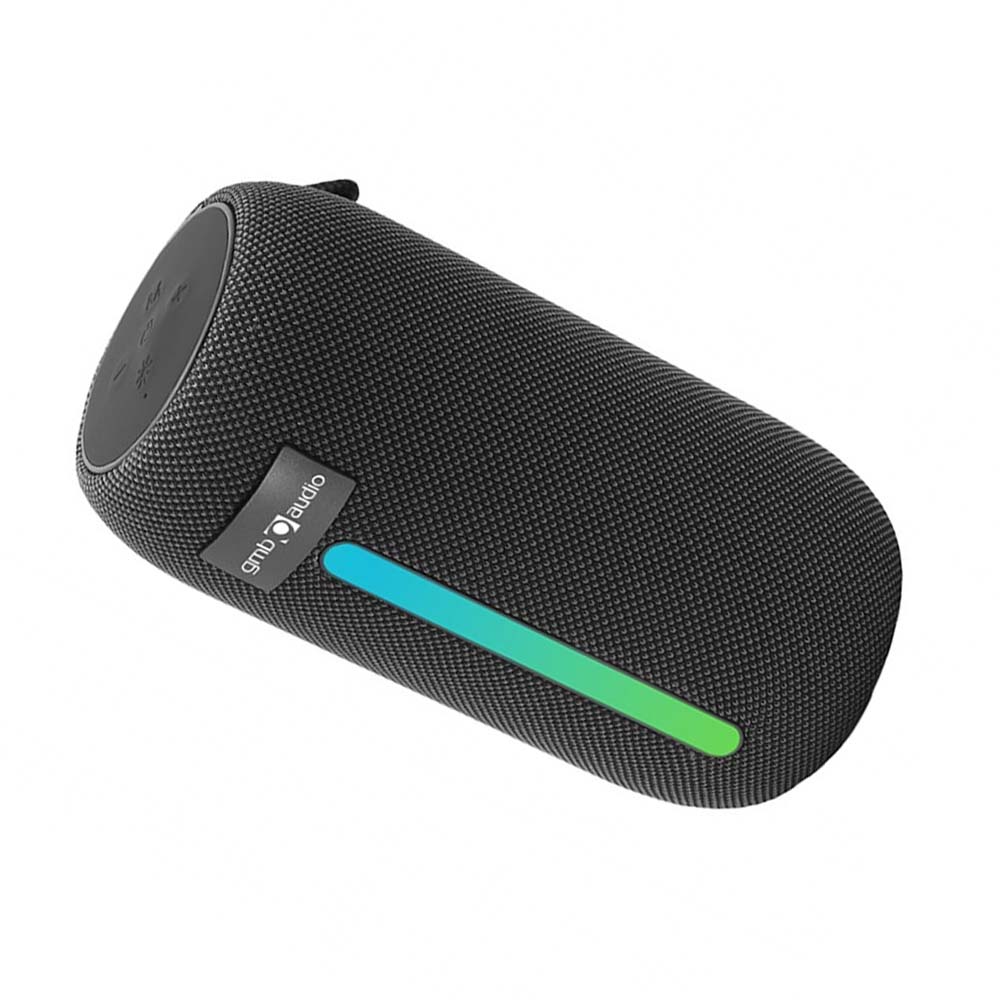 GEMBIRD WIRELESS PORTABLE LED SPEAKER BLACK GEMBIRD WIRELESS PORTABLE LED SPEAKER BLACK