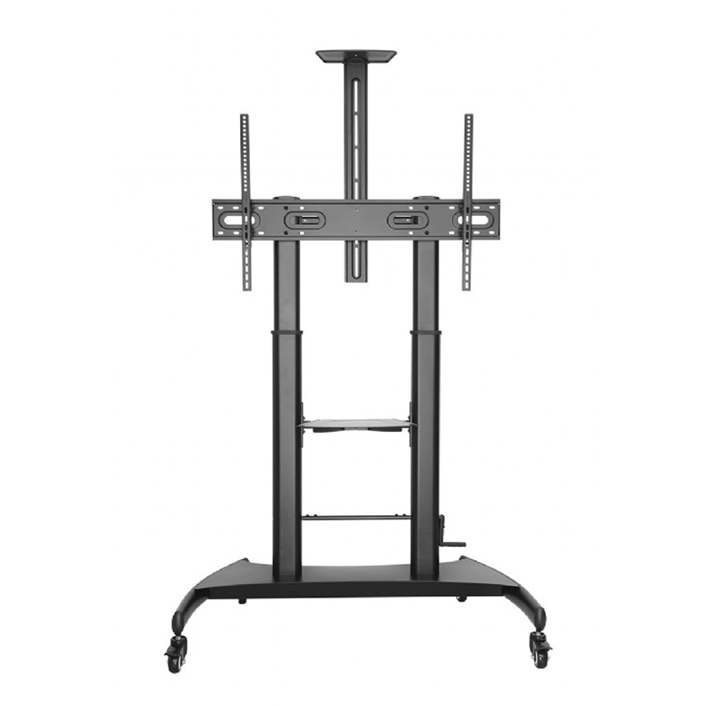 GEMBIRD HEIGHT ADJUSTABLE TV FLOOR STAND WITH CASTER WHEELS 60' - 100' GEMBIRD HEIGHT ADJUSTABLE TV FLOOR STAND WITH CASTER WHEELS 60' - 100'