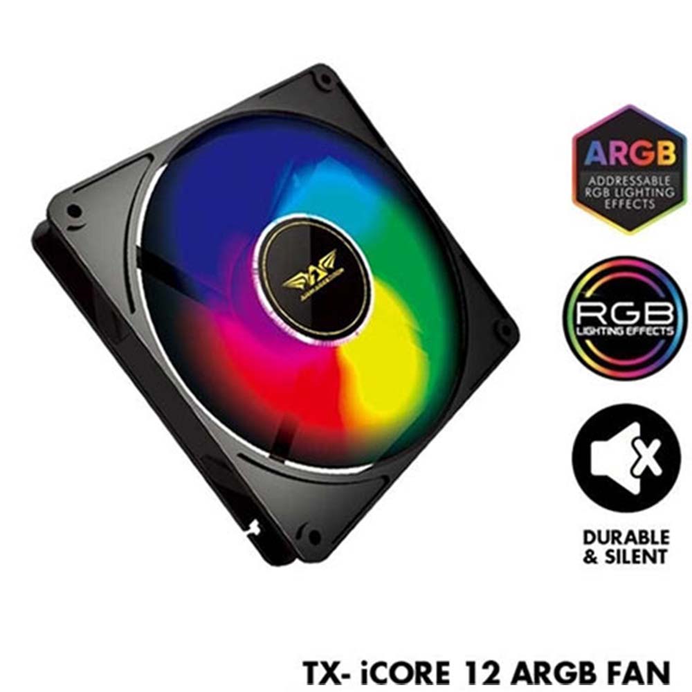 ARMAGGEDDON PC COOLING FAN ARGB TX iCORE-12 BULK ARMAGGEDDON PC COOLING FAN ARGB TX iCORE-12 BULK