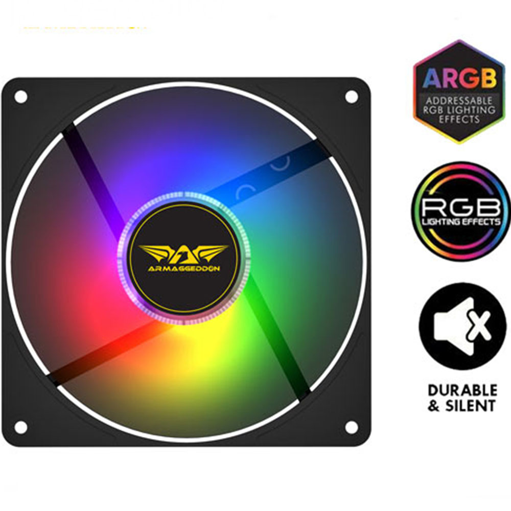 ARMAGGEDDON TRUE RGB SILENT FAN TX ICORE 14 ARMAGGEDDON TRUE RGB SILENT FAN TX ICORE 14