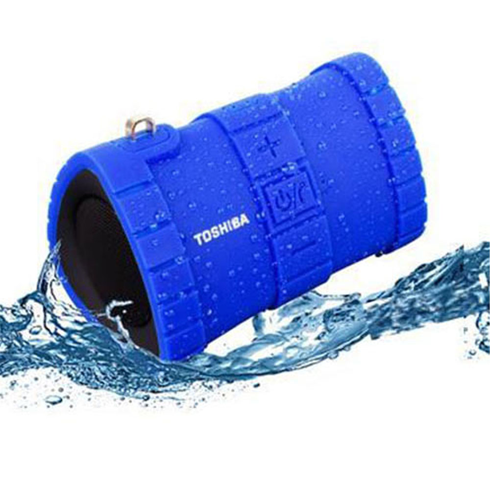 TOSHIBA AUDIO FLOATING WATERPROOF BLUETOOTH SPEAKER BLUE TOSHIBA AUDIO FLOATING WATERPROOF BLUETOOTH SPEAKER BLUE