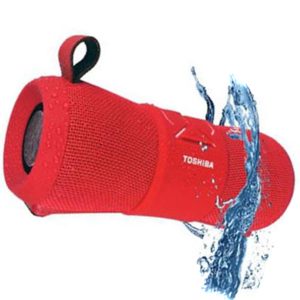 TOSHIBA AUDIO BLUETOOTH PORTABLE SPEAKER RED